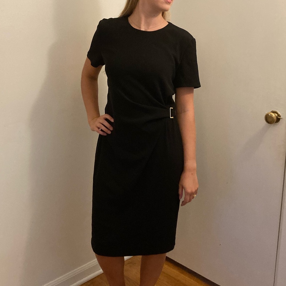 Black Dress with Buckle